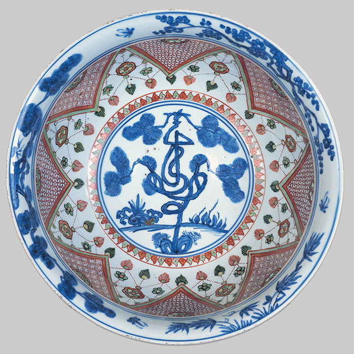 金襴手寿字文大鉢（きんらんでじゅじもんおおばち）